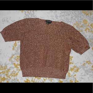 Cute shiny top sweater